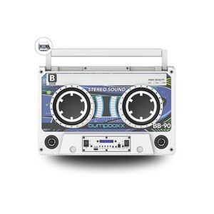 BB-90 White Portable Bluetooth Boombox 
New in box